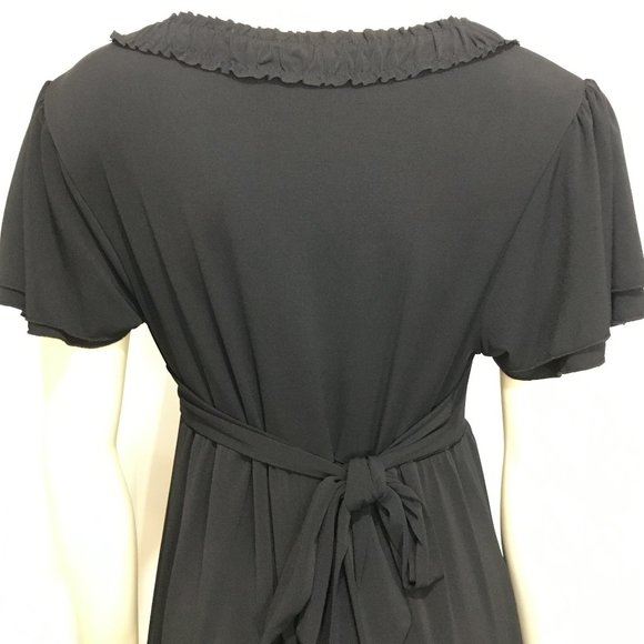 Liz Lange for Target M LBD Black V-Neck Dress - Picture 4 of 5